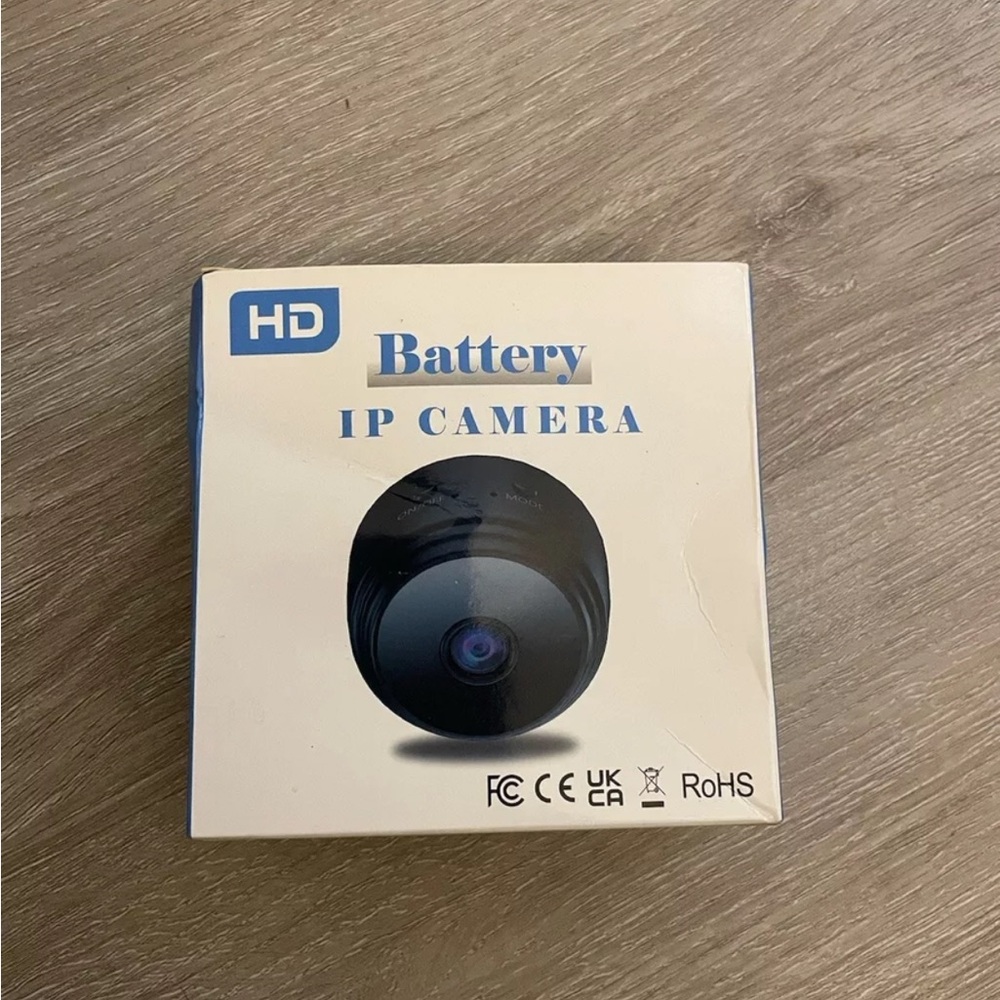 A9 HD Wireless Battery IP Camera Dented Box, Cable Type C Missing